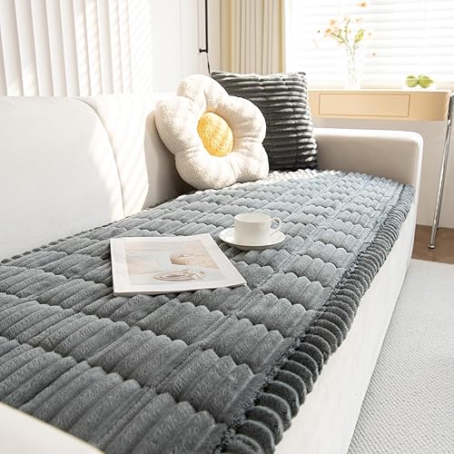 Miniatura 18 de Nuevas Fundas de Sofá Gruesas Lavables - Funda Universal de Corduroy Suave para Sofá de 2 3 4 Plazas, Funda Antideslizante para Sofá, Fundas para