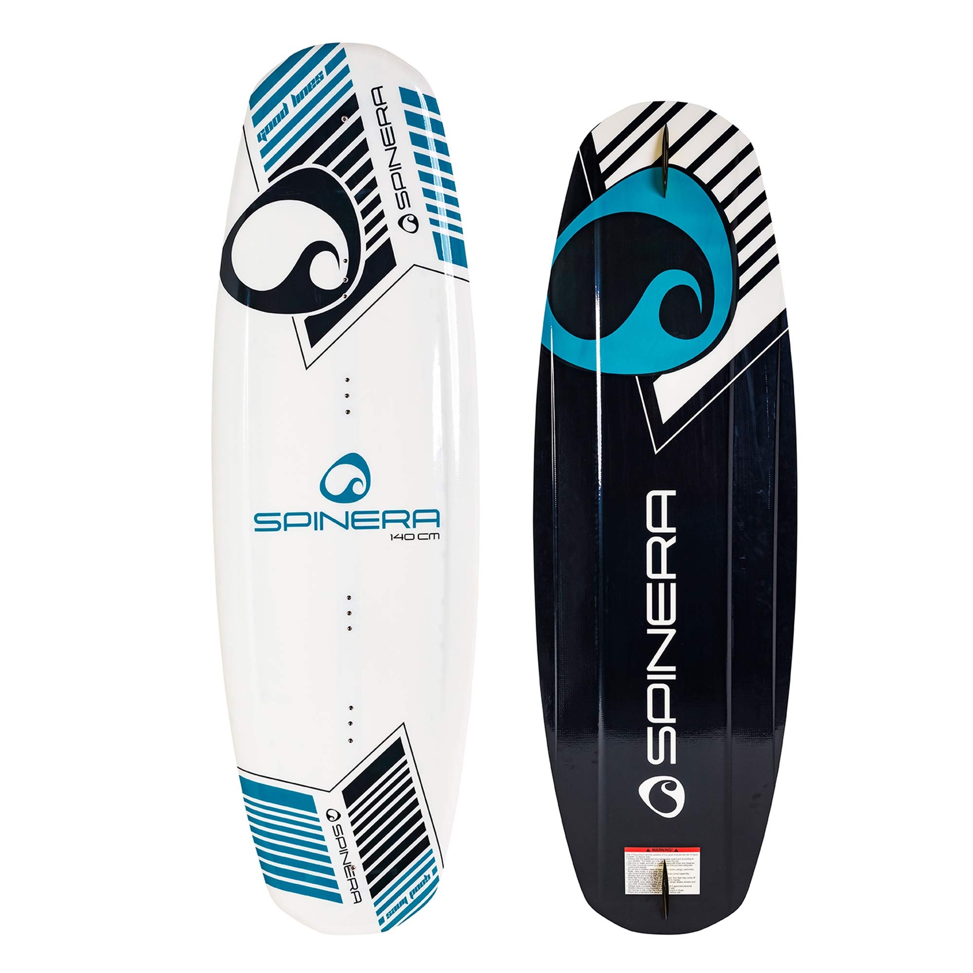 SPINERA Good Lines Wakeboard Set - Wakeboard mit 3 Stage Rocker und einstellbarer Bindung