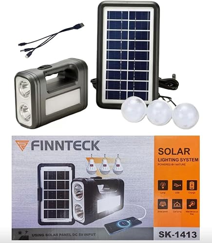 Portable Solar LED Lighting System Lighting System with Solar Panel