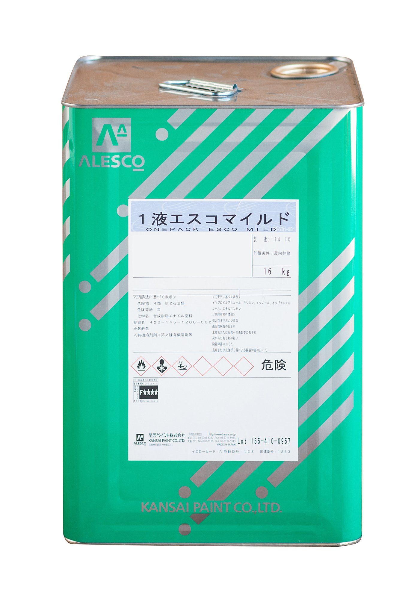 Amazon.co.jp: 関西ペイント 1液エスコマイルド 白 16kg : DIY・工具 
