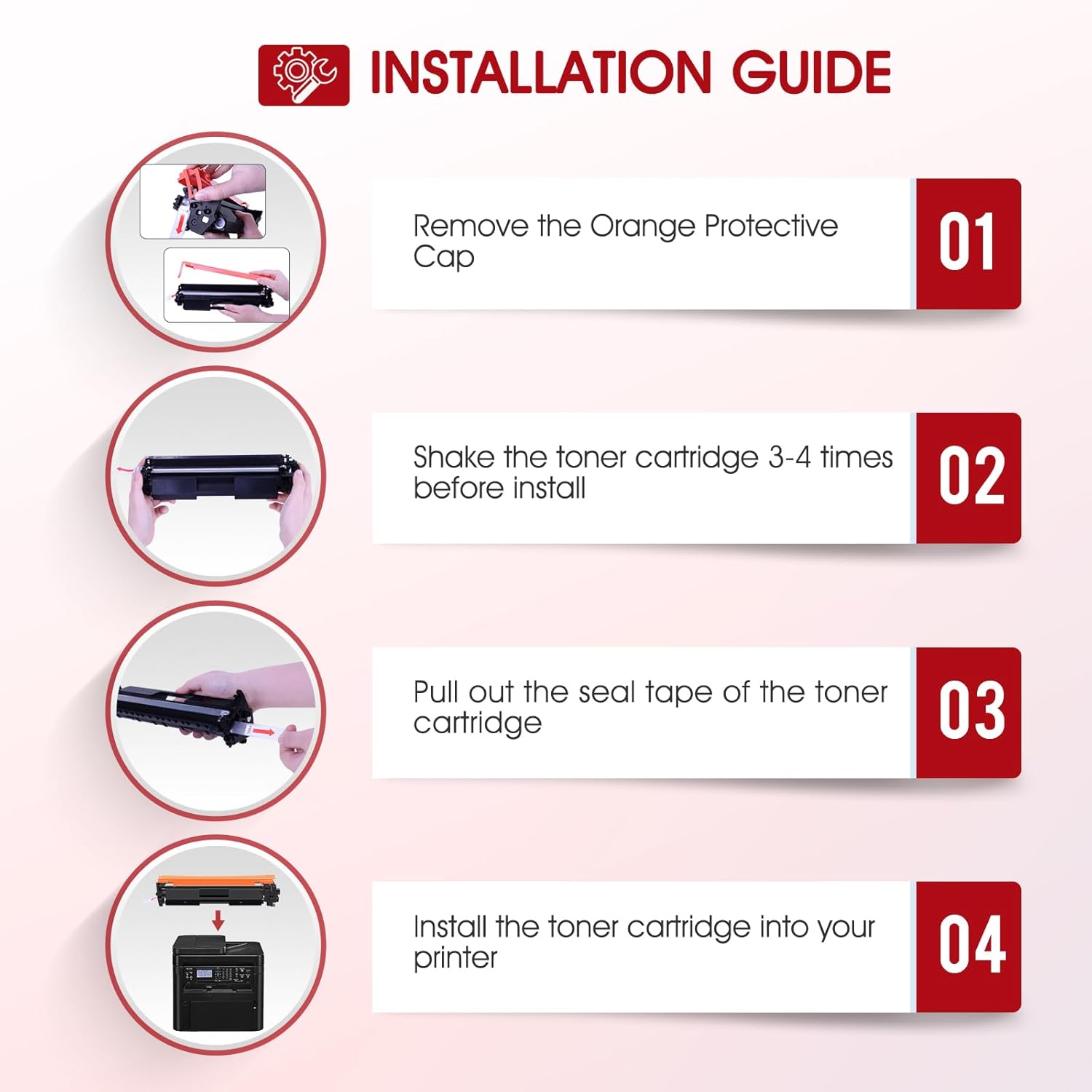 051 Toner Cartridge Compatible for Canon 051 Black Toner Cartridge CRG-051 051H CRG-051H for imageCLASS MF260 MF264dw MF269dw MF267dw LBP162dw MF266dn MF263dn LBP1692dwkg LBP161dn Printer 2-Pack