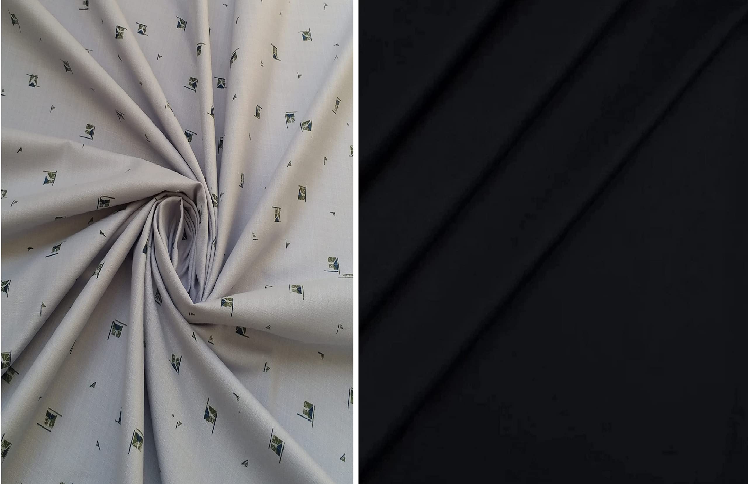 Pri & Su CottLinns Combo of Cotton Floral Shirt 500011 & Trouser 90009-picture-40
