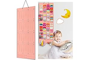 Bow Holder for Girl Hair Bows - Premium Quality Organizer