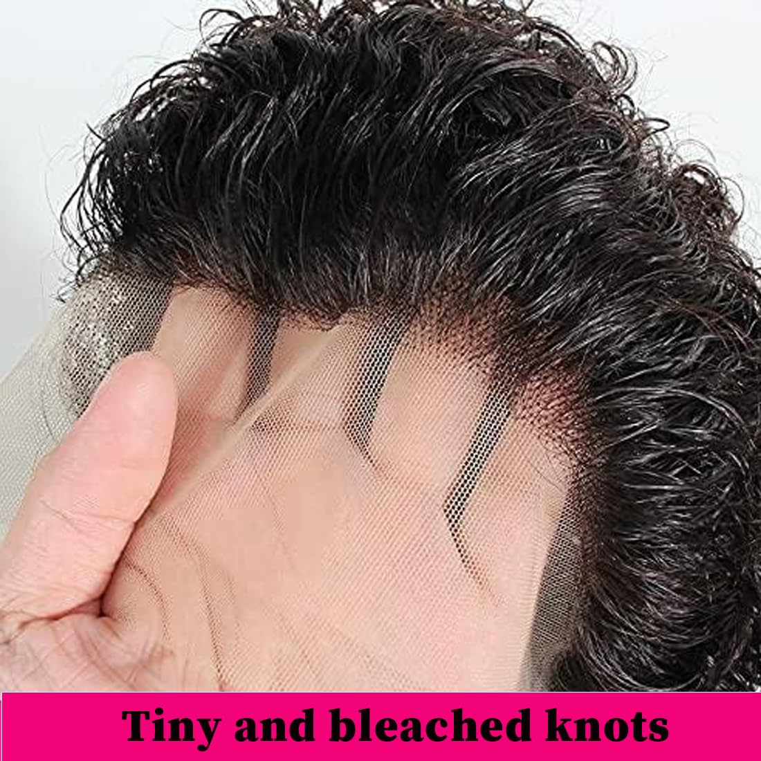 Pixie Cut Wig Human Hair Stylish Curly Short Bob Wig Deep Wave 13x4 Lace Front Glueless Curly Human Hair Wigs for Black Women Natural Look Full Volume Lace Frontal 14 Inch