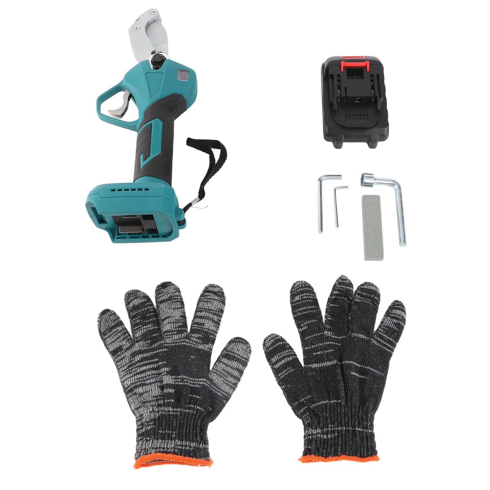 Batería de Litio Cortador Eléctrico Cortador de Acero Inoxidable Herramienta Corte Tubería PVC para Tuberías Poliestrés Polipropileno HDPE (Enchufe de la UE)