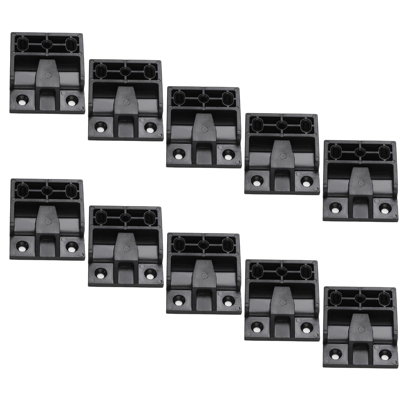 10Pcs Push in Plinth Fasteners Quickly Fitting Furniture Panel Board Connector Press Fit Panel Clip Hardware Enduring Push in Plinth Fasteners