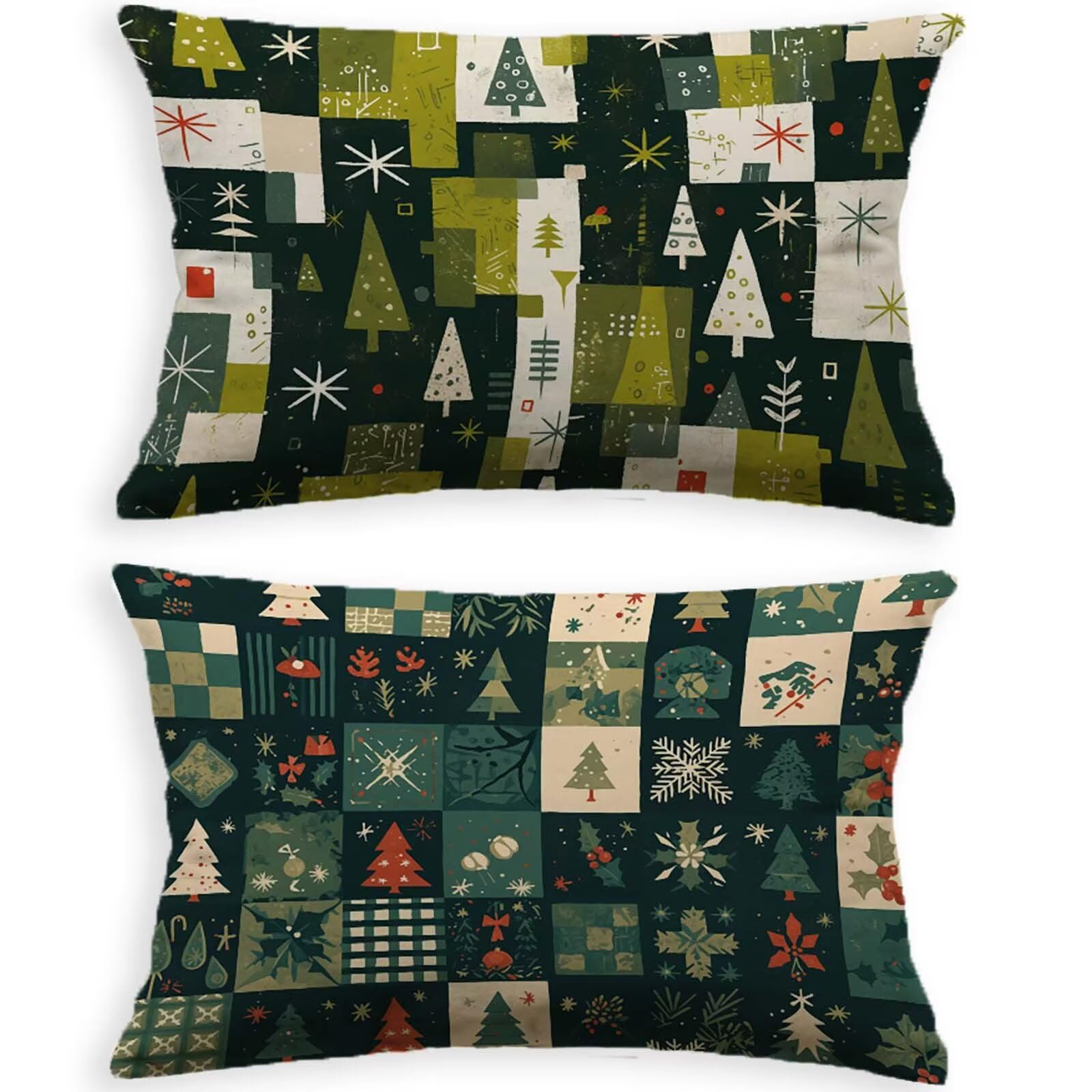 Coussin vert 60x80cm en velours pour rénover un canapé défraîchi