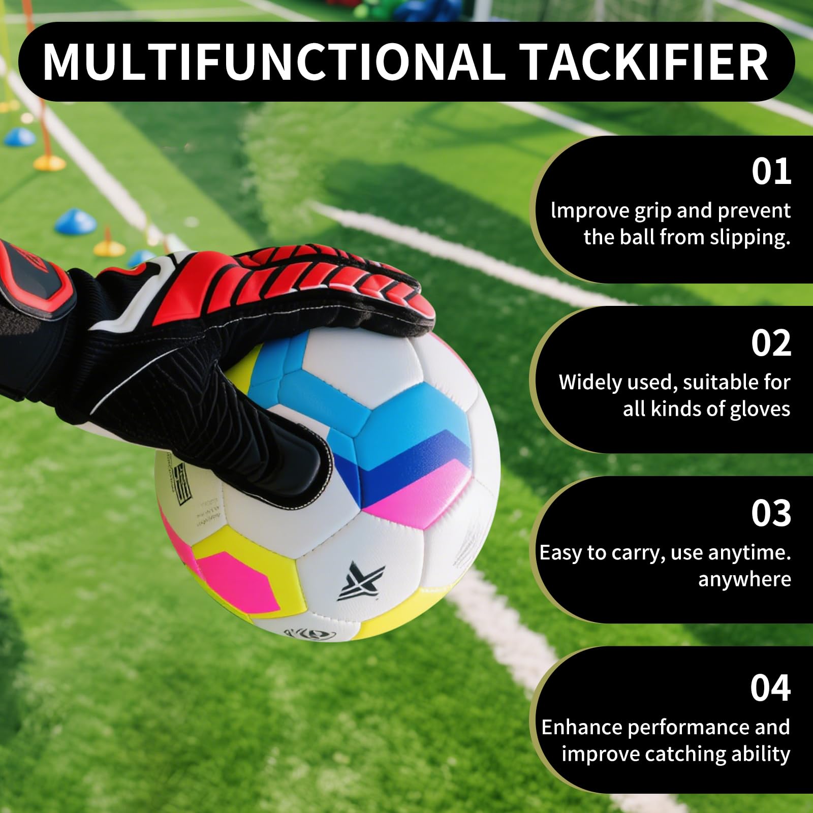 Sternstunde Spray Presa per Guanti da Portiere, 2 Pezzi 30ml Get The Grip Spray, Presa e Aderenza Immediate, Ideale per Guanti da Portiere, Compatto & Leggero, Qualità Pro