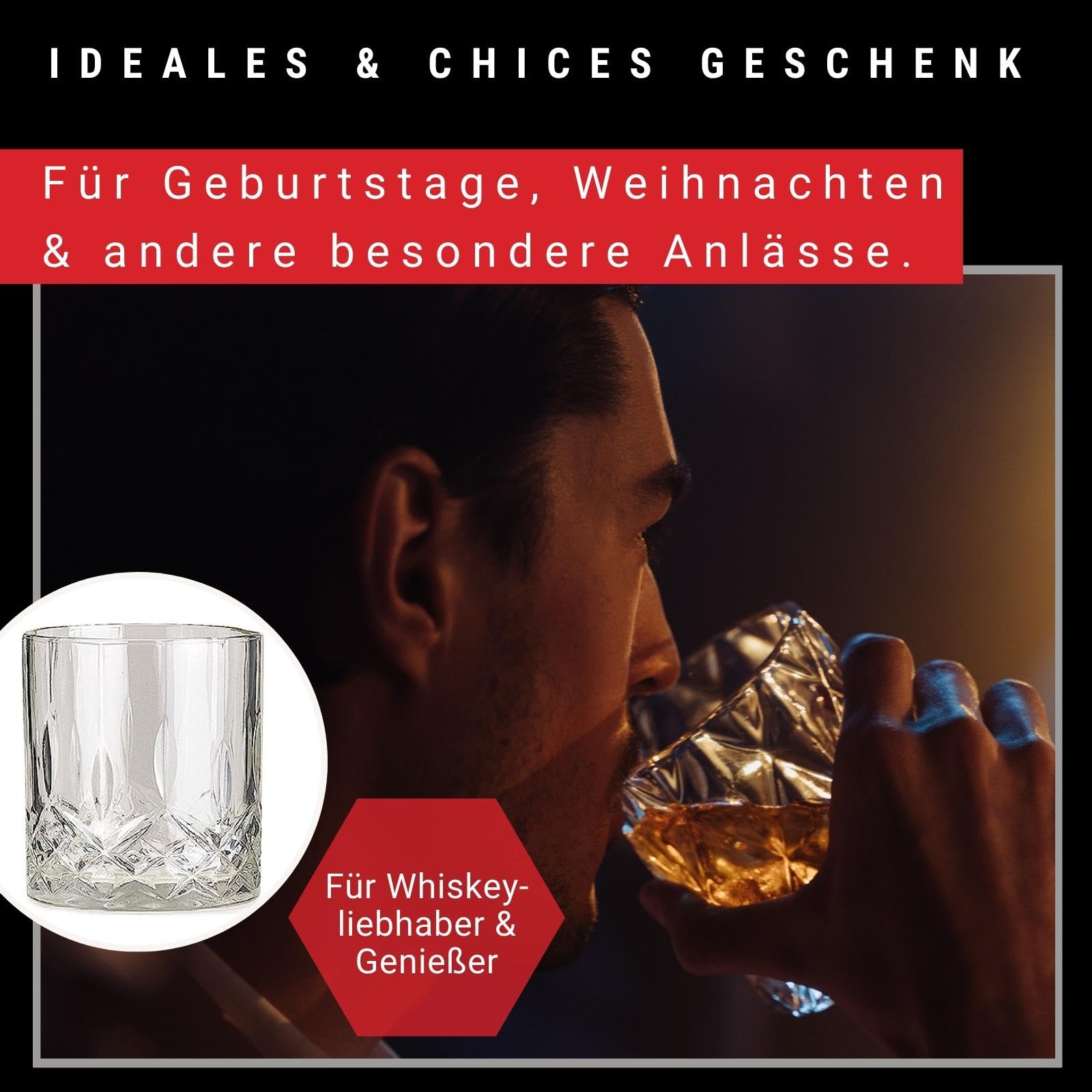 Regalo Elegante Per Appassionati Whisky Maverton Caraffa Whisky 800 Ml