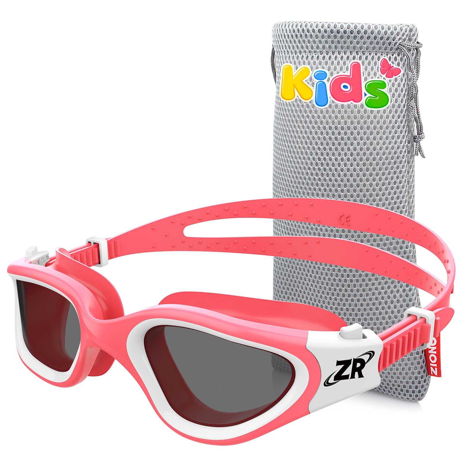 ZIONOR Schwimmbrille Kinder, G1MINI Polarisiert/non Polarisiert Komfortabel Kinder Schwimmbrille, Anti Nebel UV-Schutz Schwimmbrille für Mädchen und Jungen (Jahre 6-14)
