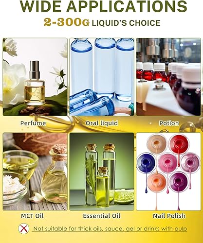 Miniatura 6 de Nueva versión 2025 Máquina de llenado de líquidos Máquina de llenado de botellas de 0.07-10.58 oz Máquina de llenado de peso Bomba peristáltica