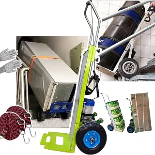 Folding Sack Truck Electric, Hand Truck Stair Climber, Load Capacity (200 Kg), 800w Brushless Maintenance-Free Motor, Up and Down The Stairs, 115-165cm