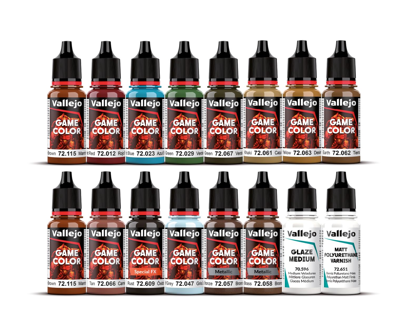 Vallejo Game Color Set 72188 Specialist (16 x 18ml)