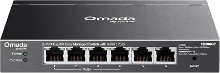 Amazon.com: TP-Link 5 Port Gigabit PoE Switch | 4 PoE+ @65W Easy