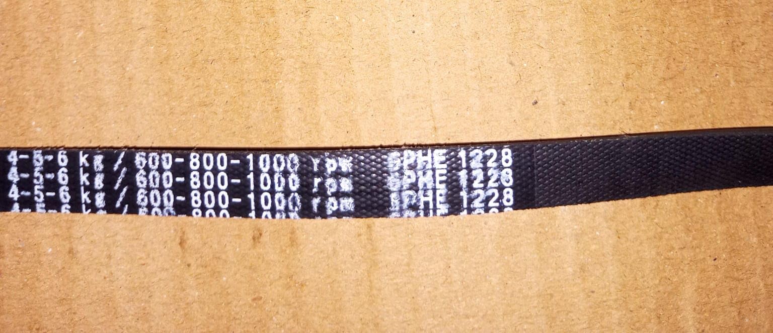 Front Load Washing Machine Belt 1228 Compatible with Washing Machines | Black, Single Pack, Spare Part, Replacement Belt-image-49