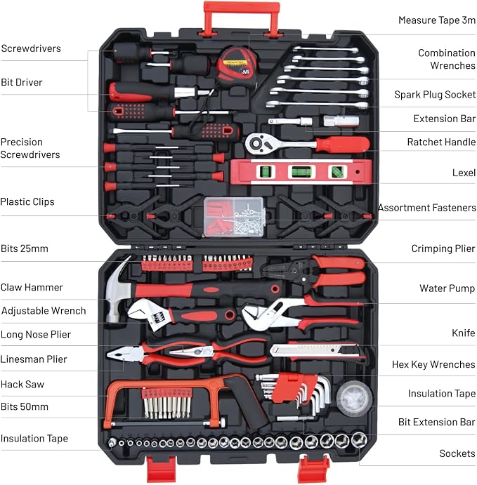 Set de Herramientas Profesional 237 Piezas con Caja de Plástico miniatura 3