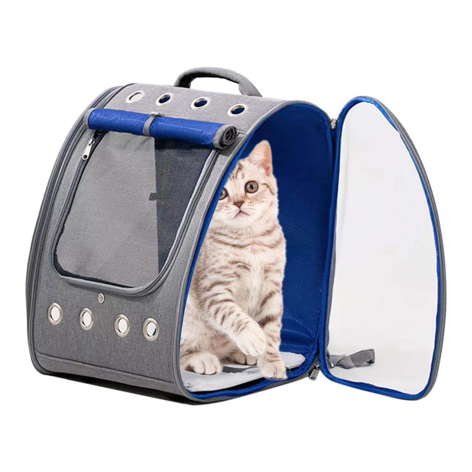 Zaino per cani – Zaino da trekking per cani, comodo zaino per animali domestici, zaino per gatti, borsa per il trasporto pieghevole per gatti, custodia per il trasporto di cuccioli per viaggi | domestici, zaino per gatti, borsa per il trasporto pieghevole