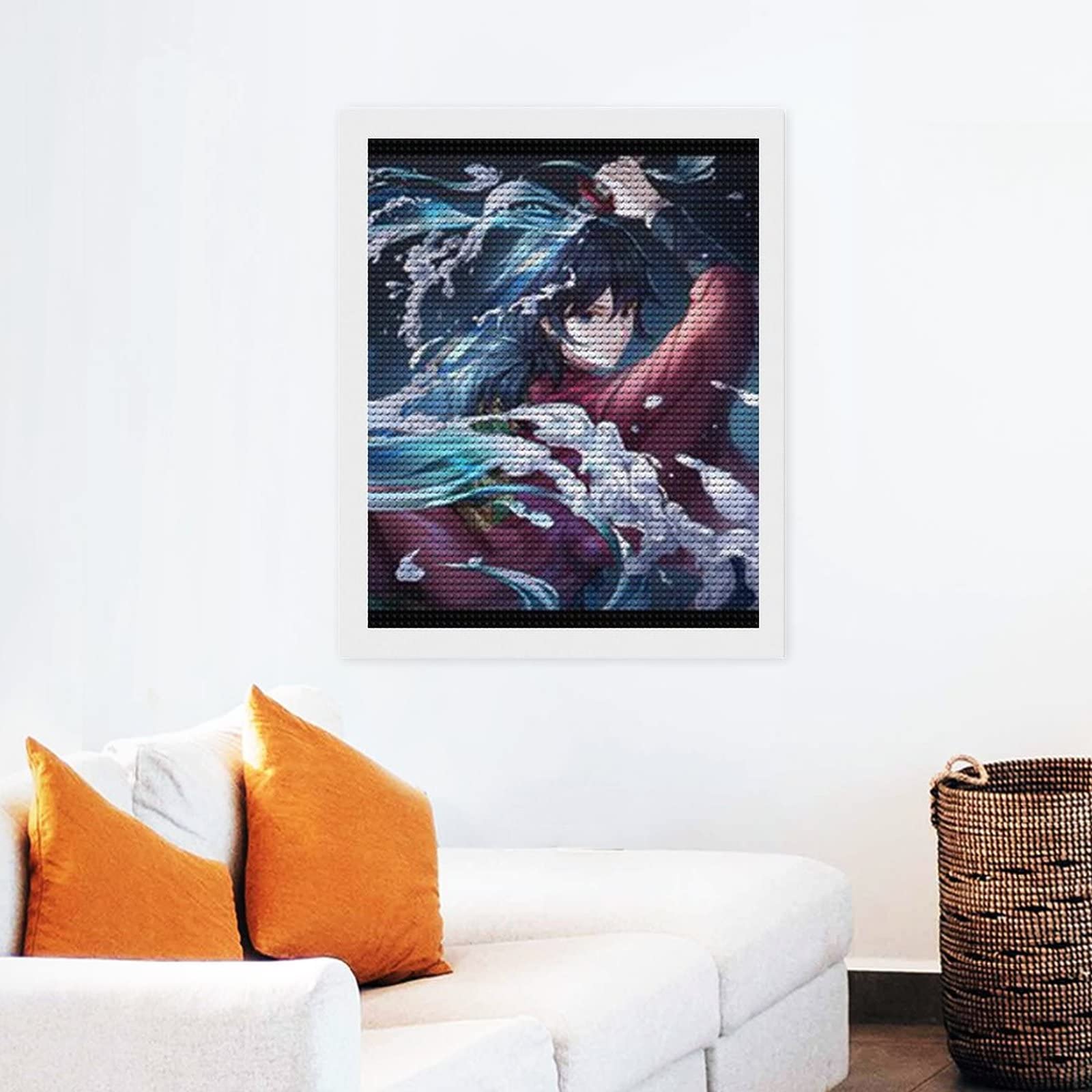 Amazon | 冨岡義勇 (6) アニメ 5D ダイヤモンドアート ビーズ絵画