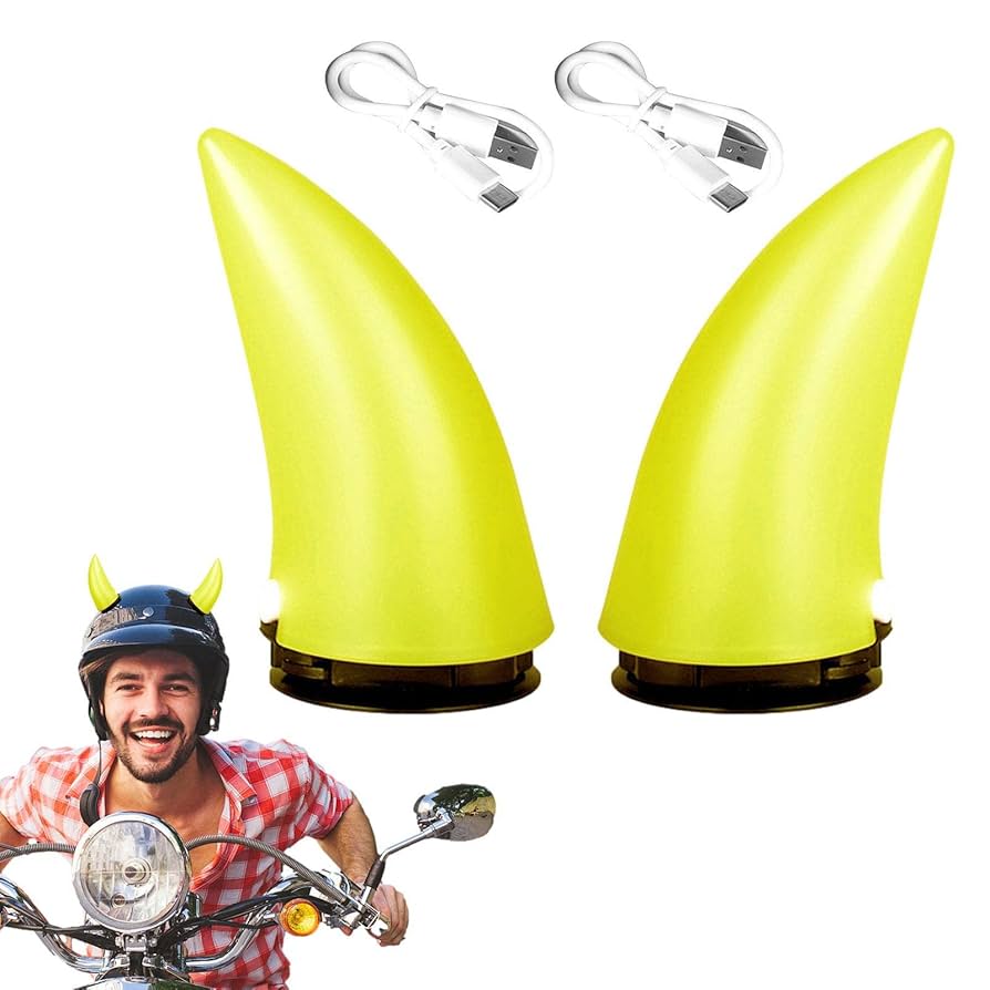 Amazon.co.jp: ヘルメット耳, デビル バイク ヘルメット ホーン