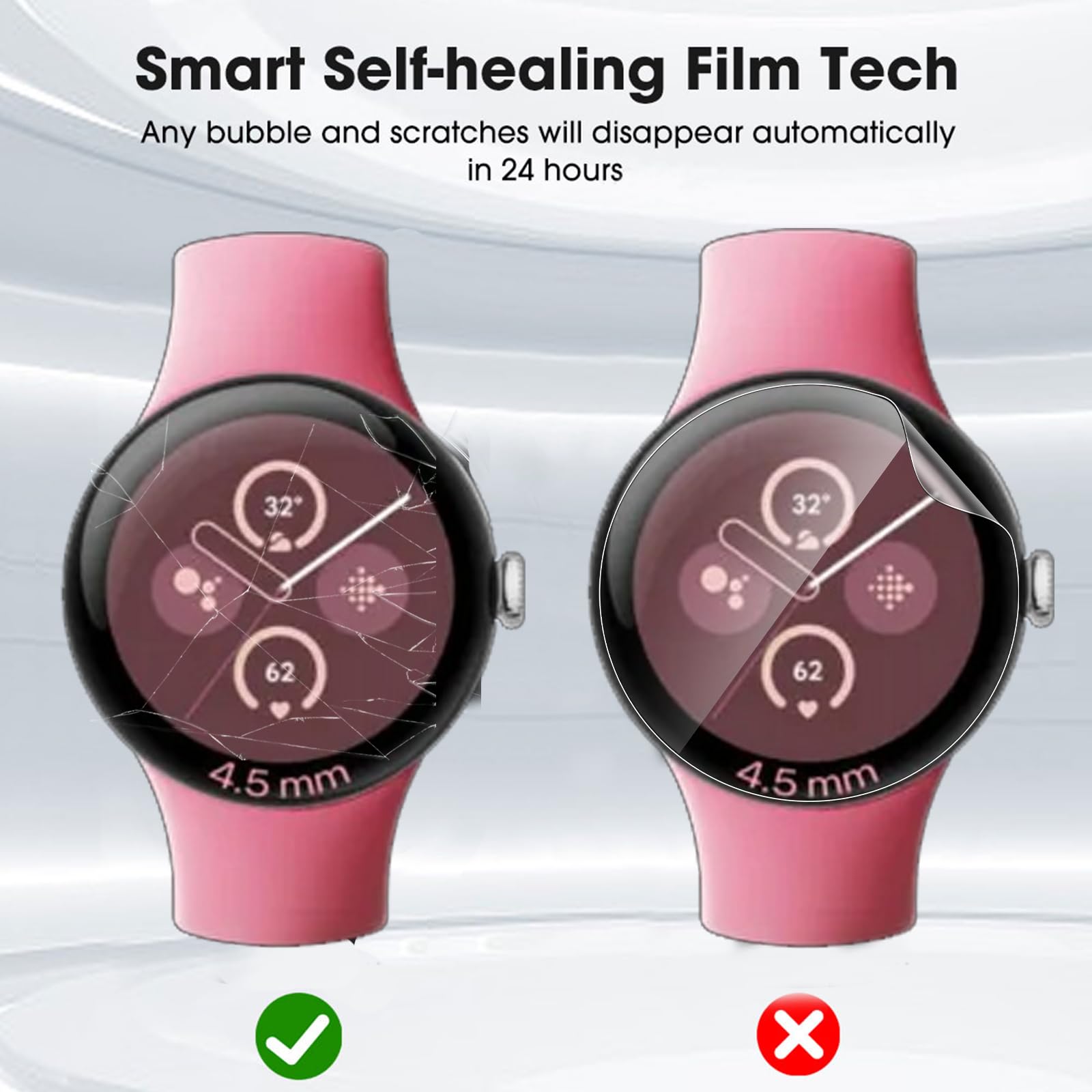 Film Protection écran Hydrogel Pour Suunto Run - 3 Pièces - Anti-rayures, Auto-réparant - Installation Facile