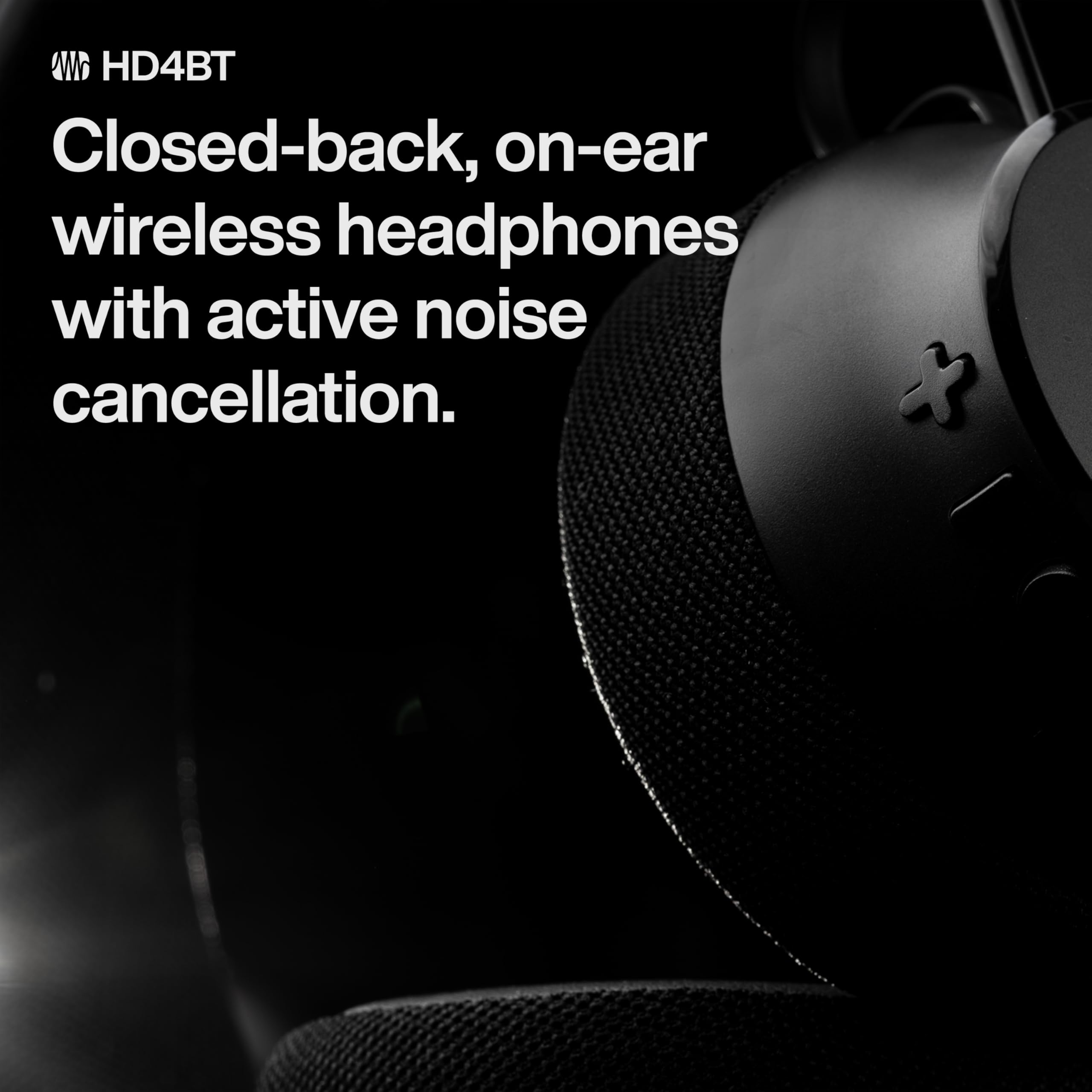 PreSonus HD4BT Professional Monitoring Headphones, Black - Image 3