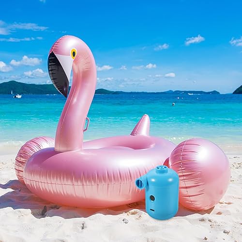 Miniatura 3 de Alasum Inflador portátil con bomba de aire eléctrica USB para colchones de aire, flotadores de piscina y botes inflables para el hogar y viajes