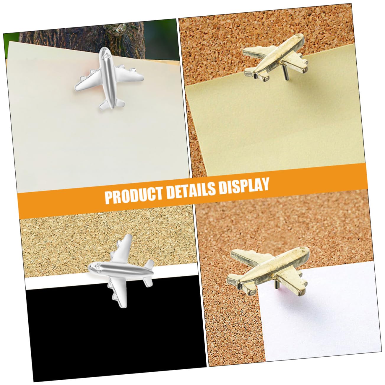 Tofficu 3 Set Versatili Puntine da Disegno in Metallo Decorative Puntine da Disegno Decorative per Mappe da Parete Foto Decorazioni da Parete Attività Pezzi * 3