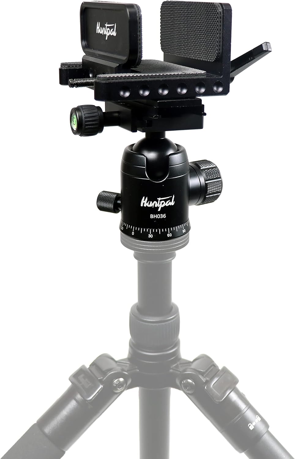 HUNTPAL Tripod Ball Head Mount for Rifle Shooting Sticks