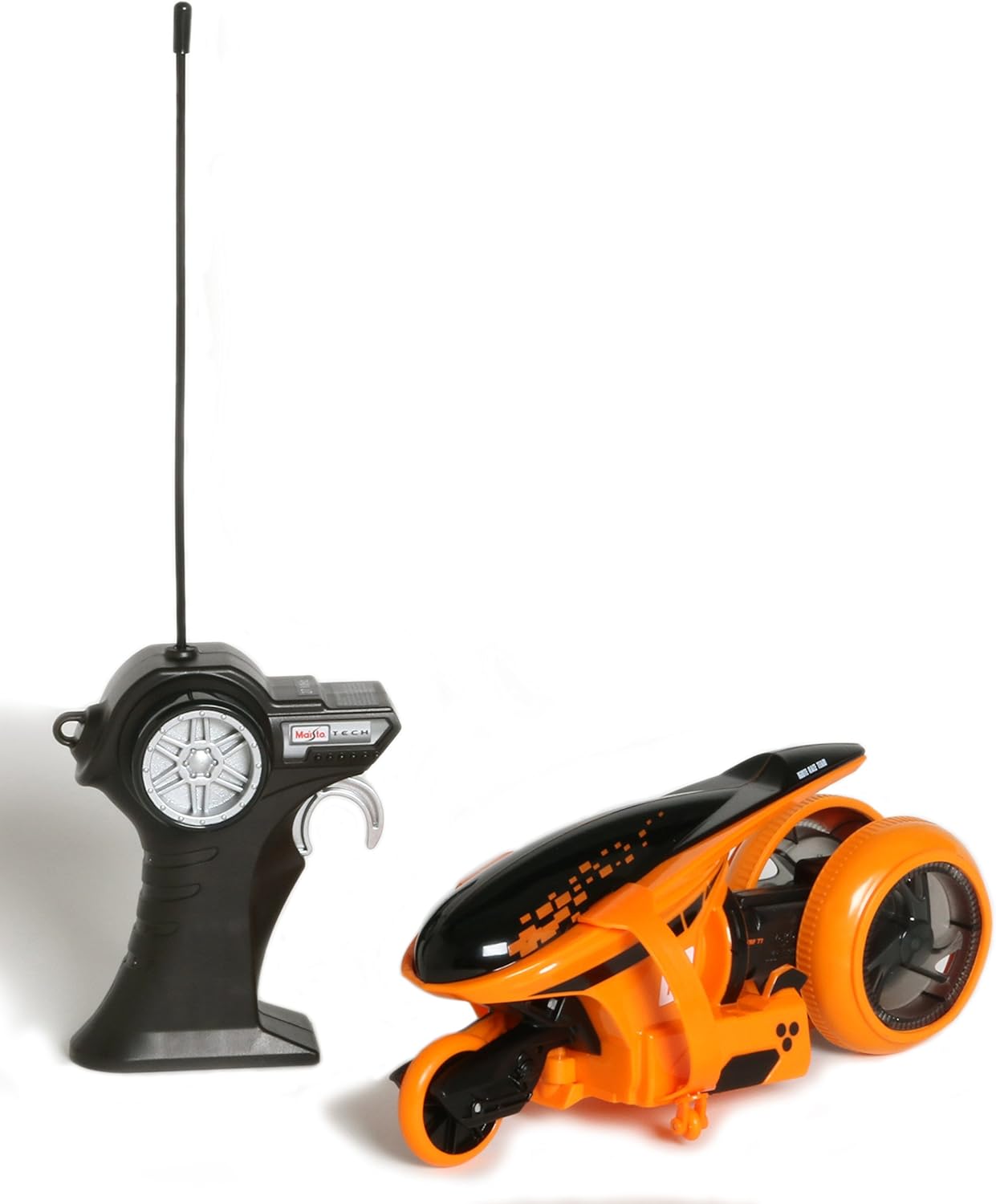 Maisto R/C Cyklone 360 Orange Radio Control Motorcycle Bike, Electric