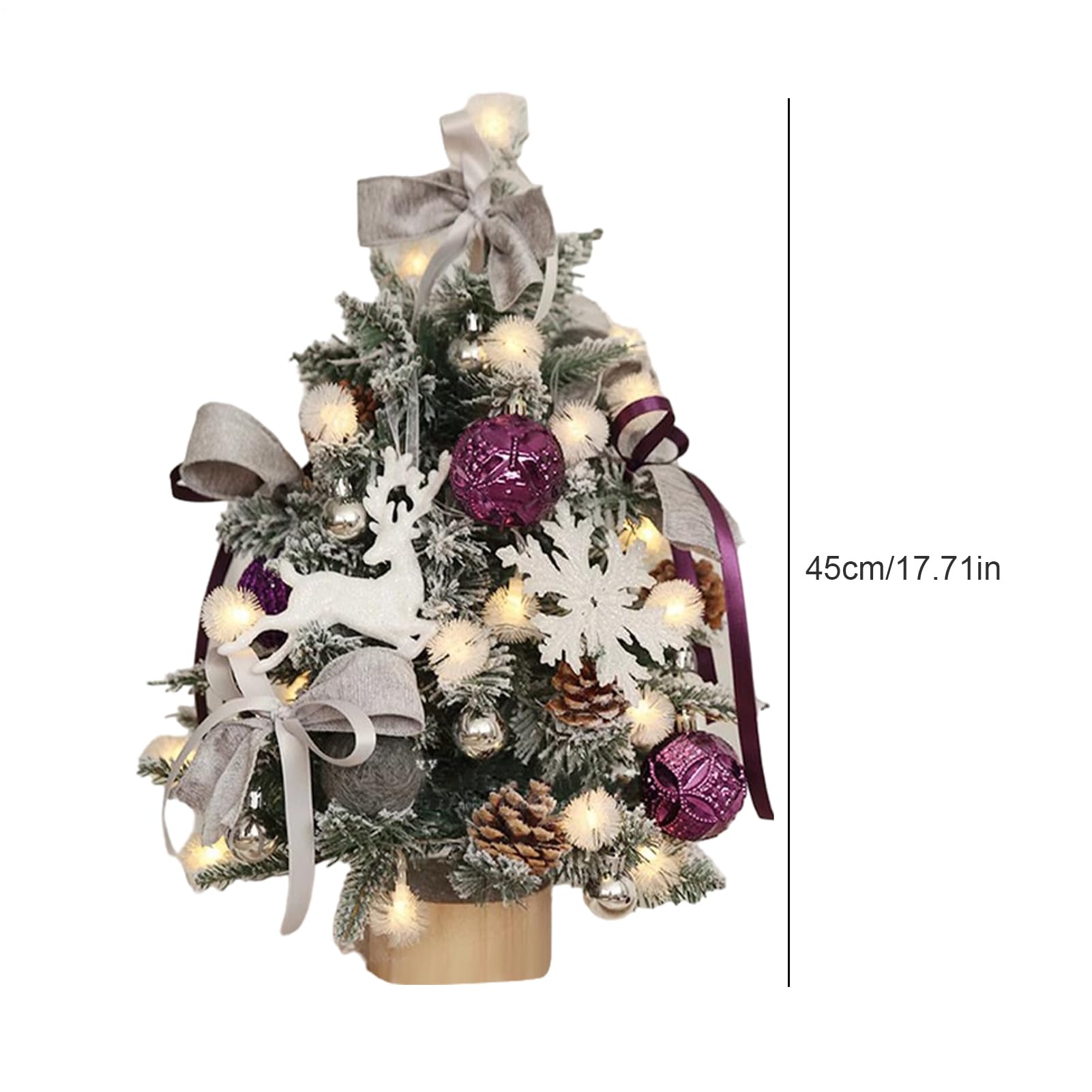 Árbol de Navidad, pequeño árbol de Navidad Artificial, de Mesa portátiles
