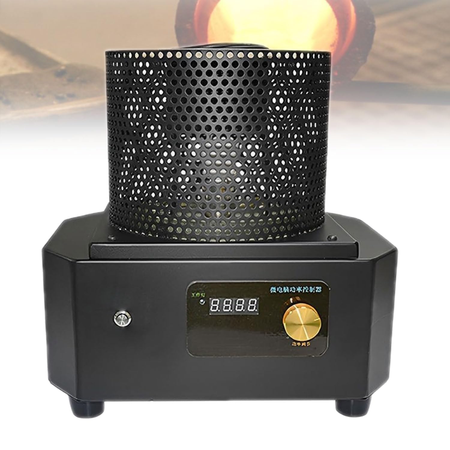 COYEUX Four de Fusion d'or Portable 5000 W, Machine de Fusion Commerciale à Moyenne fréquence de 3 kg, température de Fusion 1400 ℃, pour l'or, l'argent, l'aluminium et Le cuivre