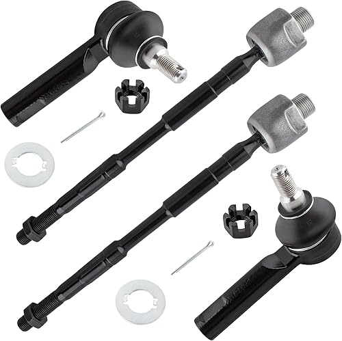 Juego de 4 barras de acoplamiento delanteras interiores y exteriores, para camiones 101-5647 101-5907 EV800103 53010SJCA01 ES800333 53540SJCA01 para