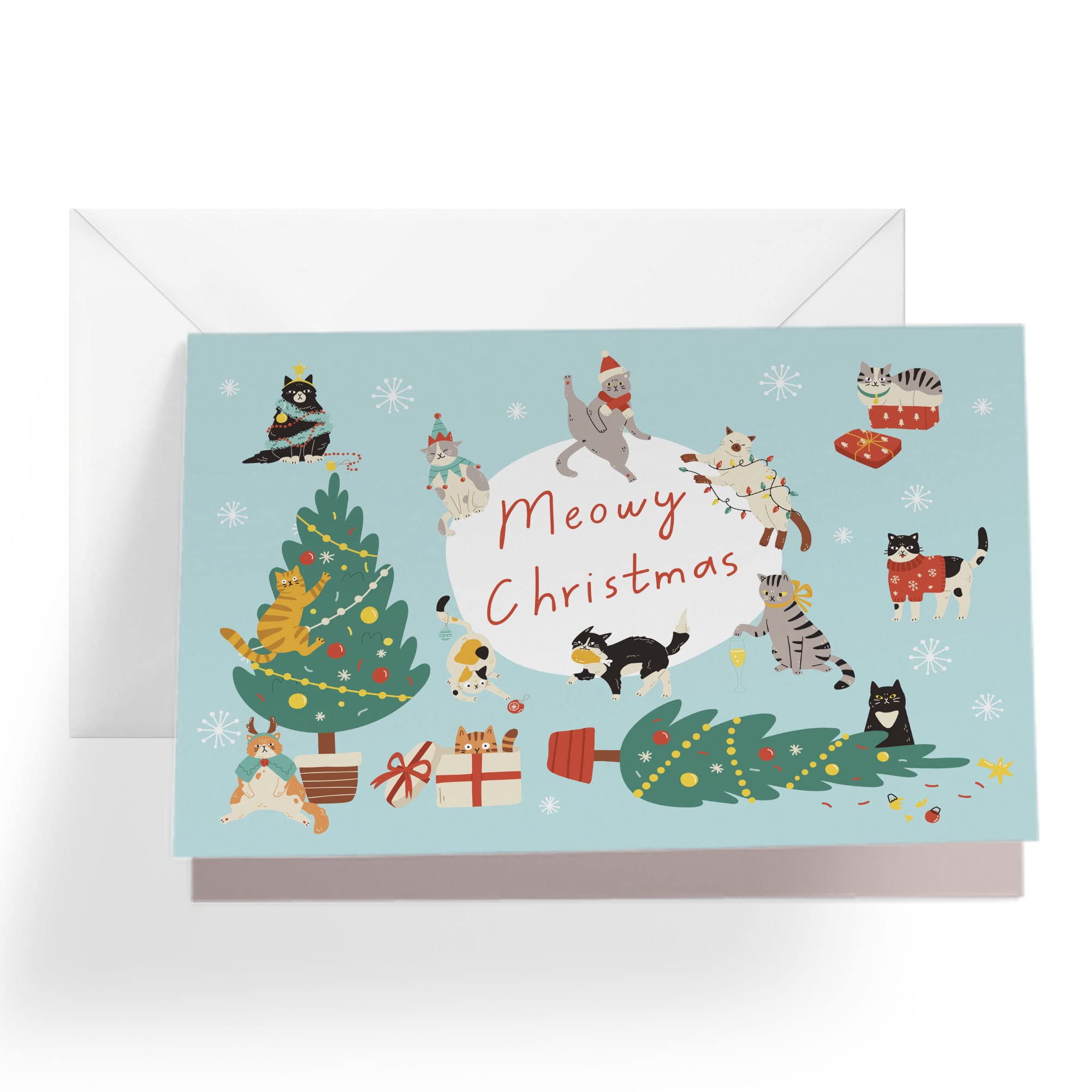 amazon-com-1up-greetings-individual-cat-christmas-card-merry-xmas-card-meowy-christmas-your-purchase-helps-animals-in-need-5-x7-5-single-christmas-card-with-envelope-made-in