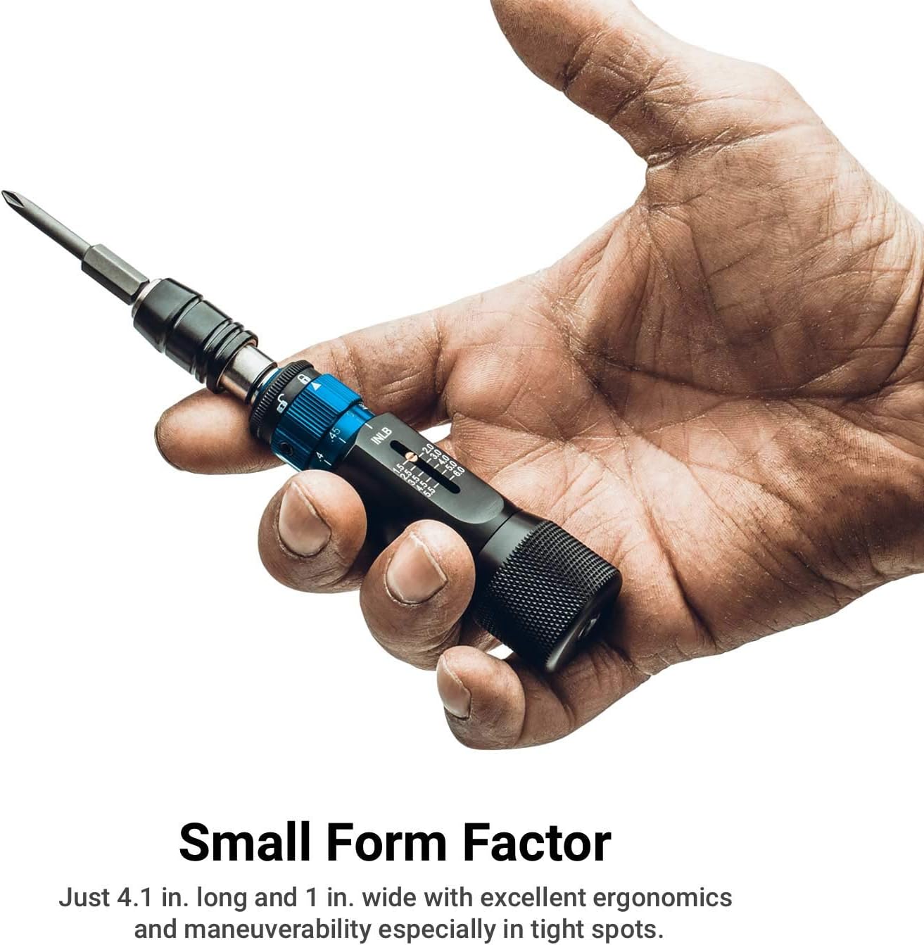 Capri Tools Ultra Precision Certified Torque Limiting Screwdriver Set, 1.5 to 6 in. lbs. in 0.05 in. ib. Increments