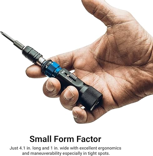 Miniatura 4 de Capri Tools Juego de destornilladores limitadores de par con certificación de ultra precisión, 1.5 a 6 in. lbs. in 0.05 in. ib. Incrementos