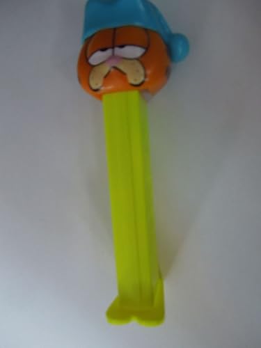 Garfield Sleepy with Blue Nightcap Pez Contenedor