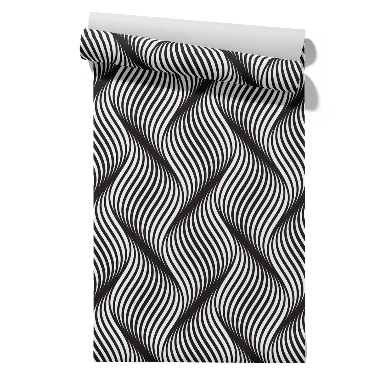 CEVAN Thick Peel and Stick Wallpaper Drawer Liners for Dresser Geometric Art Simple Stylish 45x300cm