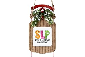 CafePress SLP Speech Therapist Sled Christmas Ornament