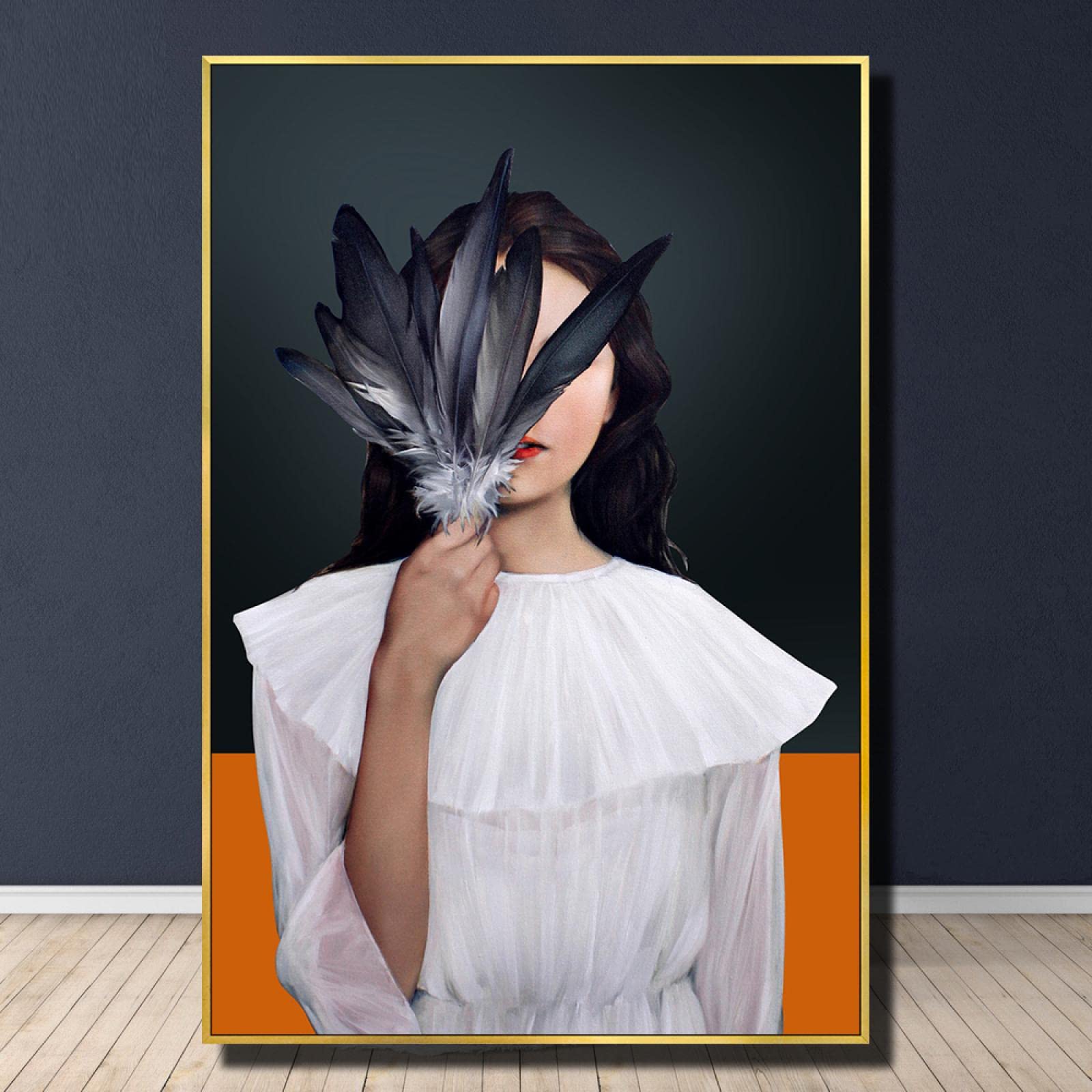 Toile mode et parfum pour decoration murale de dressing chic