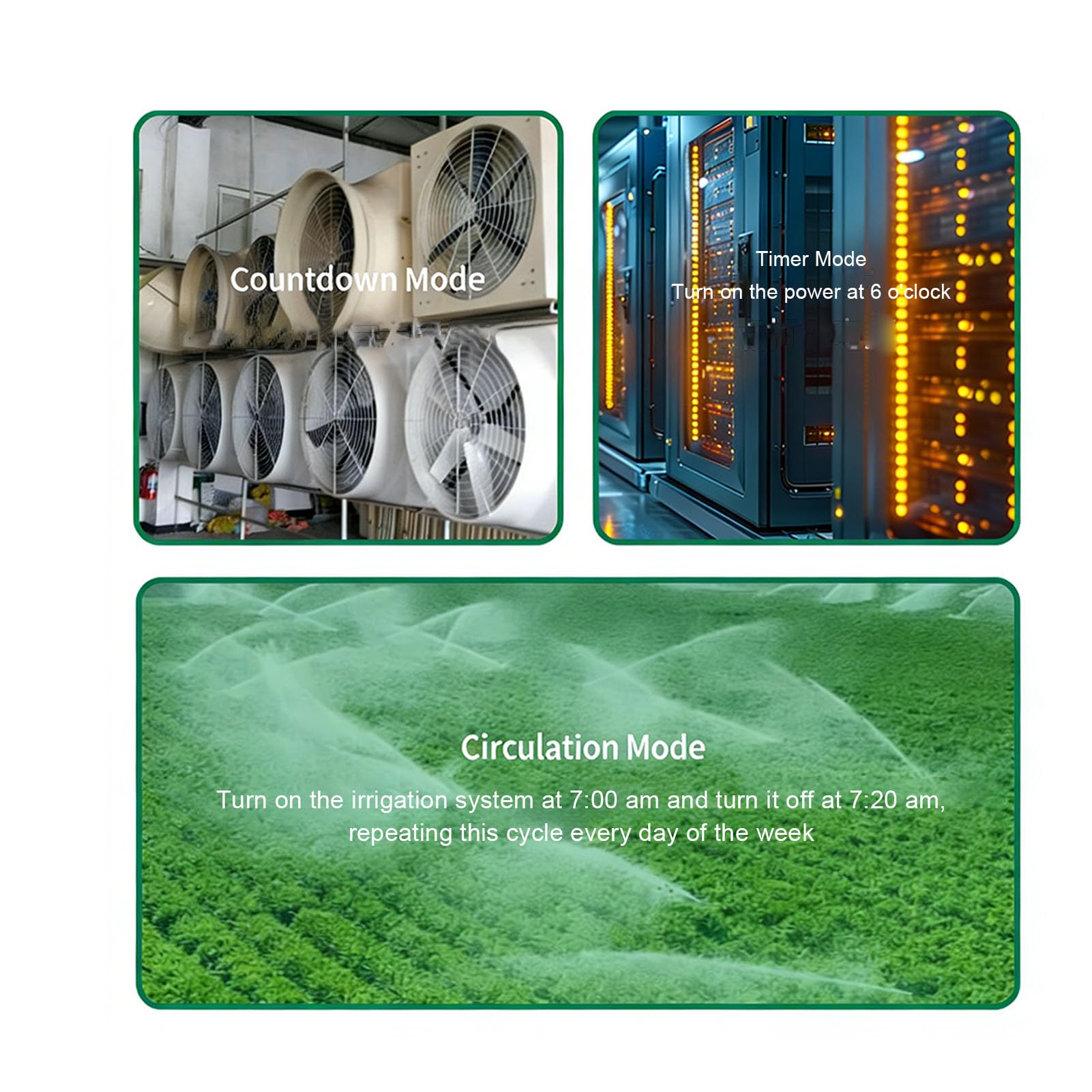 Protezione del Misuratore di Potenza WiFi con Display LCD per Interruttore Automatico Trifase per Macchine Agricole