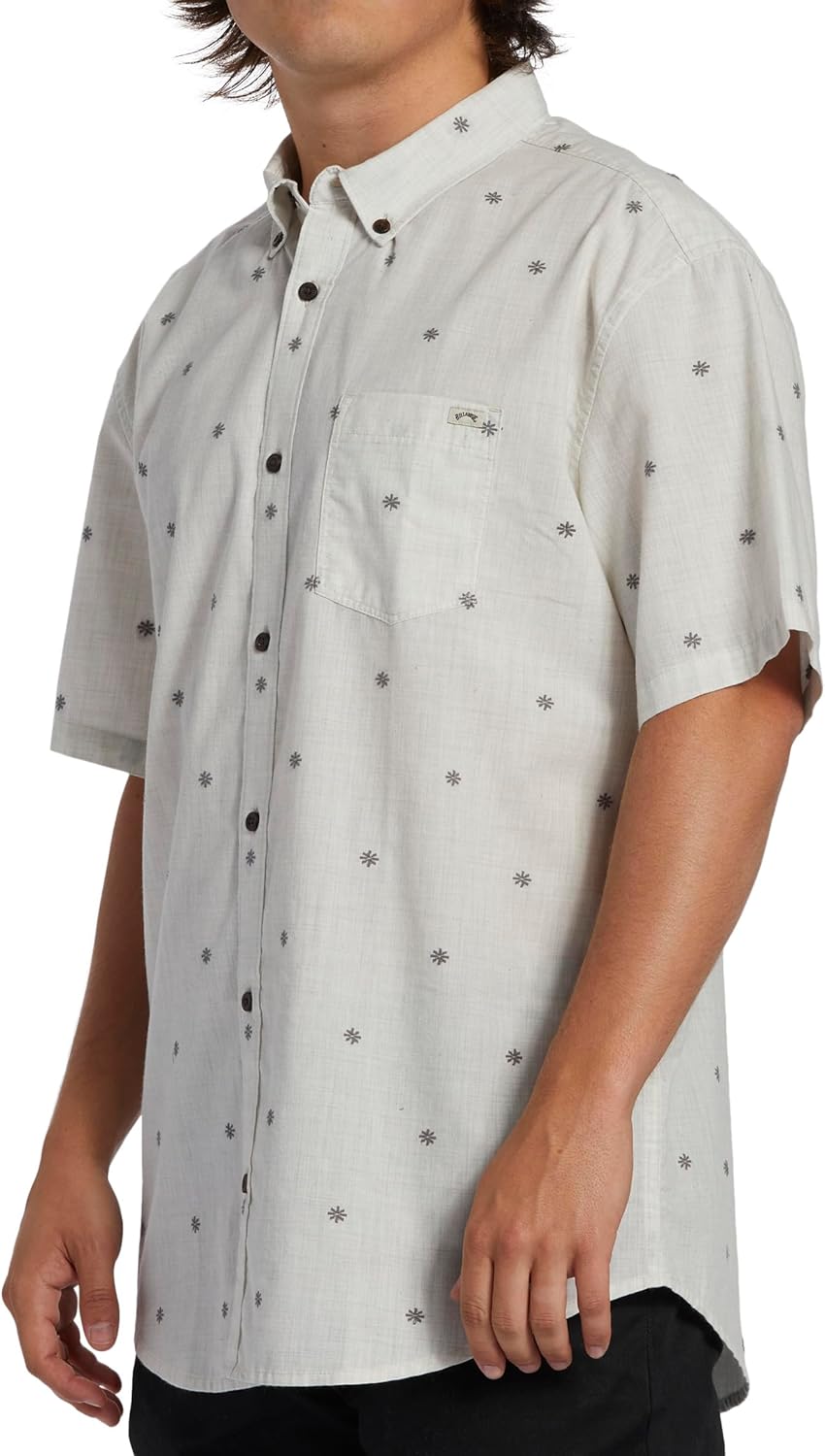 Billabong Men's All Day Jacquard Short Sleeve Woven