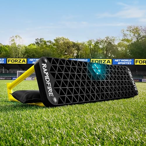METIS x RapidFire Interactive Wave Rebound Boards | Reaction Soccer Training Equipment with App-Enabled Lights - Improve Speed, Agility, and Ball Control (4x Lights & 2x Boards, Standard (40In))