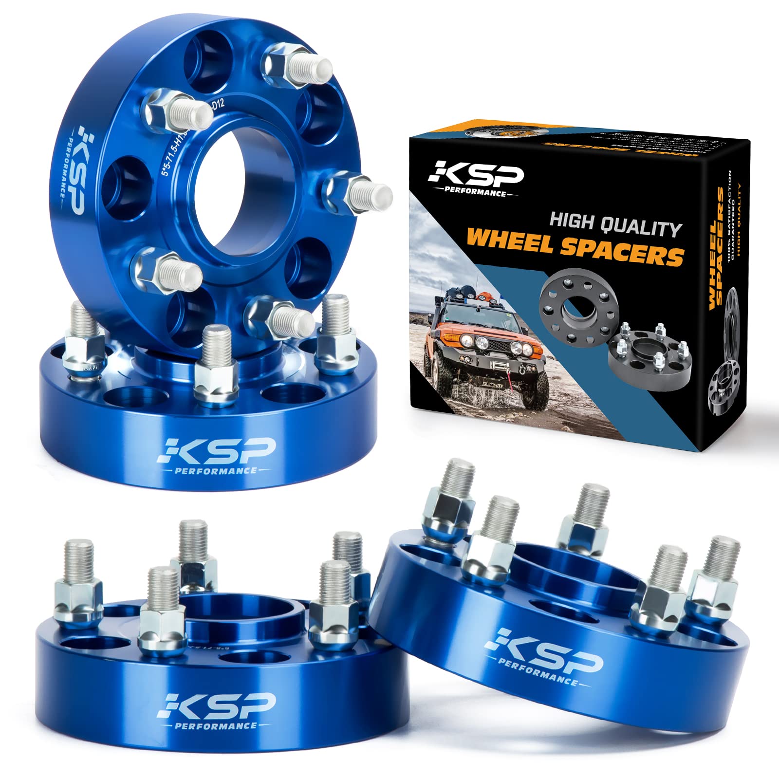 Buy KSP 5X5 Wheel Spacers for JL WK2 JT,1.5 inch Hubcentric Spacers