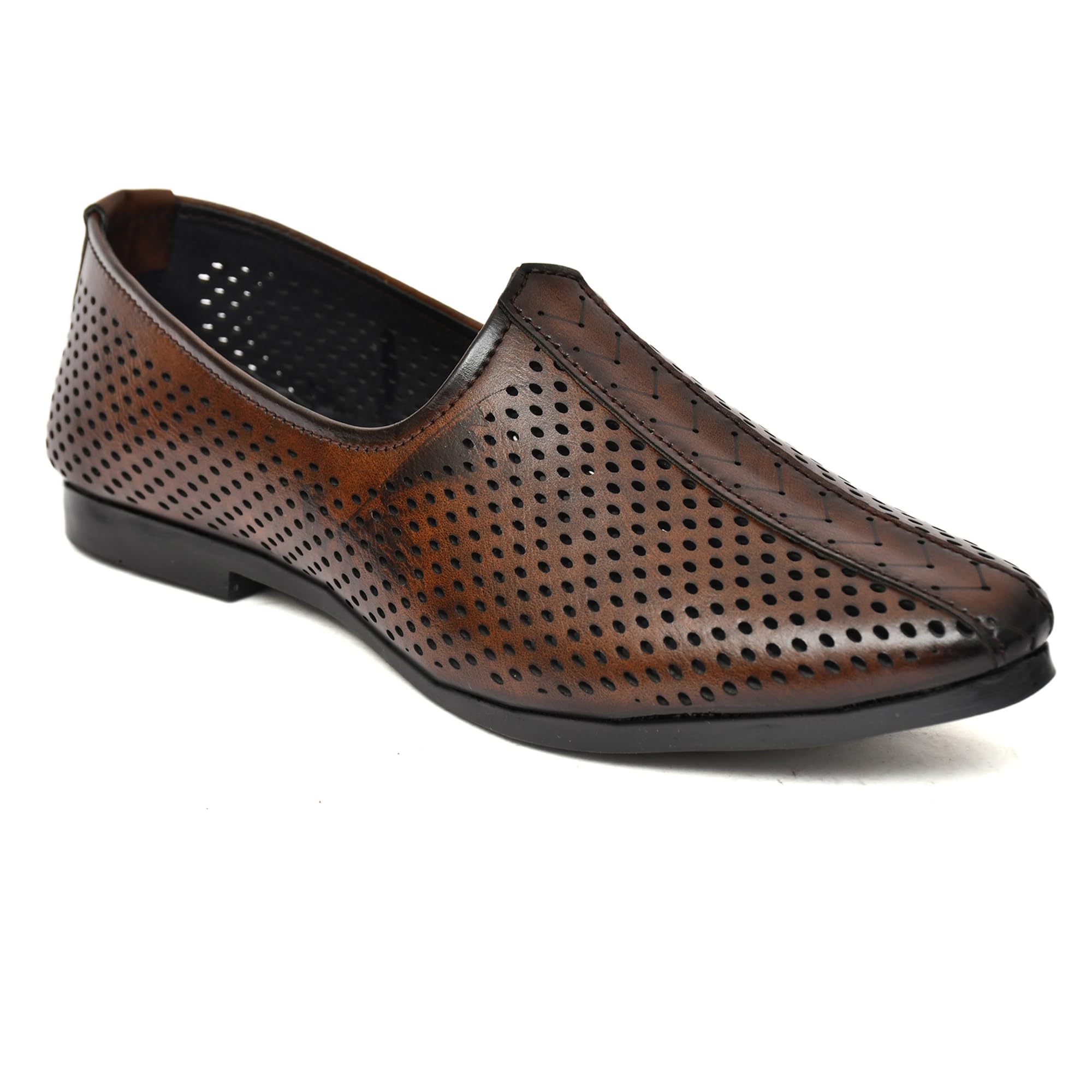 Stylish Men’s Slip-On Loafer, Synthetic Leather, Perforated Design, Air Mix Sole, Comfortable & Durable, Casual/Dress Shoes-image-41
