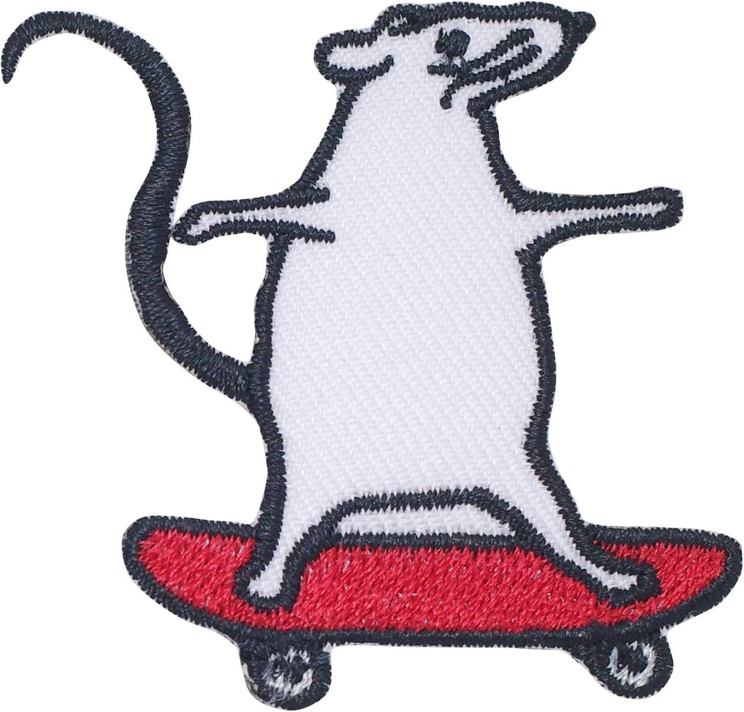 Triple Siblings Rat on Skateboard Embroidered Iron On Patch DIY ...