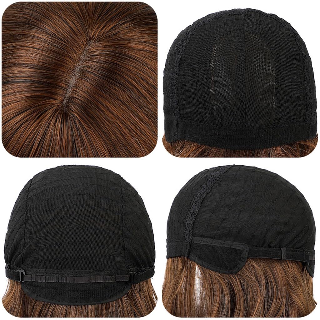 Parrucca Parrucche Capelli ricci lunghi da donna naturali realistiche alla moda a testa piena Parrucche