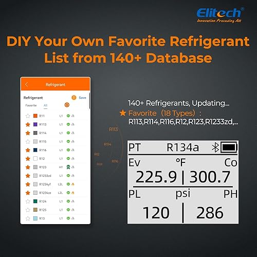 Miniatura 4 de Elitech Manómetro digital inteligente con mangueras, medidor de presión tradicional subverso, DMG-4B