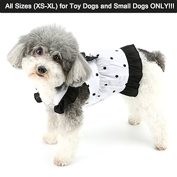 Amazon | ZUNEA 犬服 春 夏 ワンピース 小型犬 お姫様 ドレス