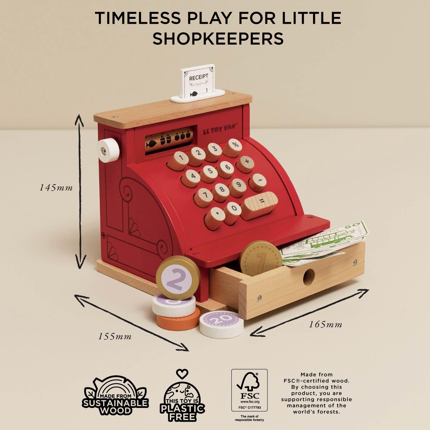 Le Toy Van - TV212 - Gioco educativo arca di Noè, per bambini a partire