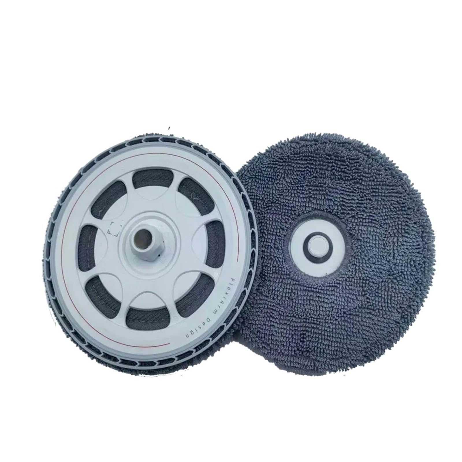Hizon 2 Pcs Mop And Mount Mop Mount Spare Parts，Compatible For Roborock，Qrevo Curv 2 Pro Robot Vacuum Cleaner